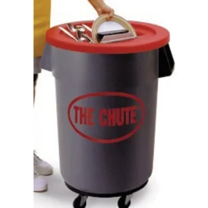 Sale Couvercle aimanté pour poubelle ronde compatible avec modèle de 32 et 44 gallons Poubelles Et Bac De Recyclage