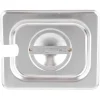 New Couvercle avec encoche pour bac gastronorme 1/8 Super Pan V Rangement Des Aliments