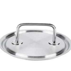Outlet Couvercle de 7 3/32" en acier inoxydable pour casserole de 2.1 L (#47740) Batterie De Cuisine