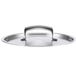 Outlet Couvercle de 9.5" en acier inoxydable pour casserole, sauteuse et marmite Thermalloy Batterie De Cuisine