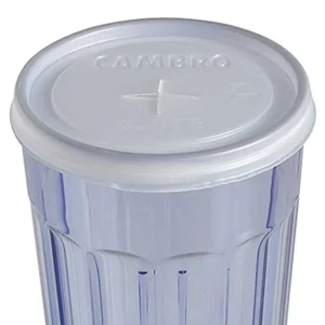 Sale Couvercle jetable pour verre de 8 oz (Ht8CW) avec ouverture pour paille - Translucide - 1000 par boite Verrerie