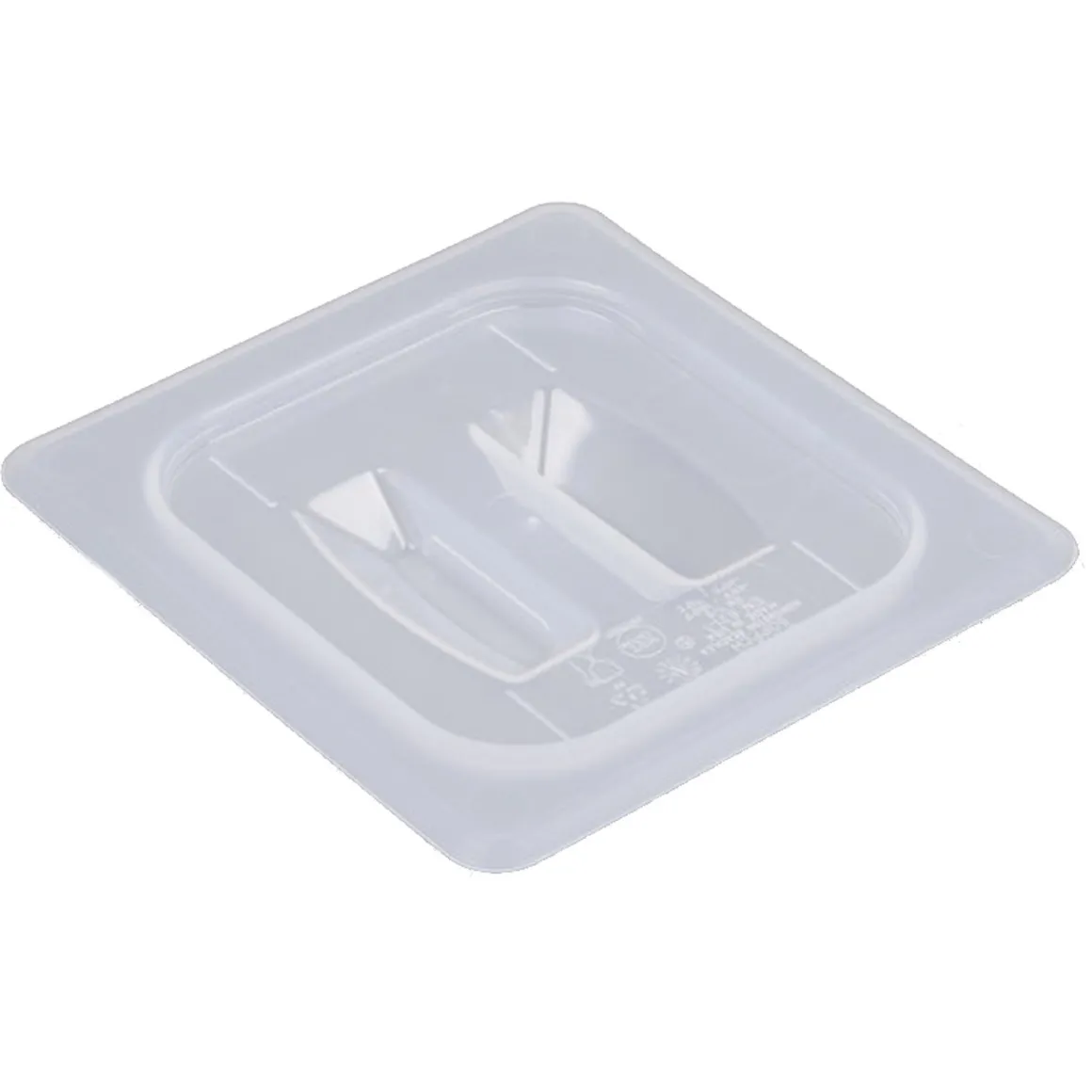 couvercle_pour_bac_gastro_0-15.webp Online Couvercle pour bac gastronorme 1/6 avec poignée - Translucide - 6 par boite Rangement Des Aliments