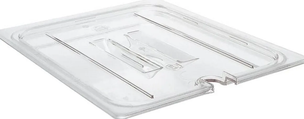 couvercle_pour_bac_gastro_0-24.webp Fashion Couvercle pour bac gastronorme 1/2 avec encoche et poignée Camwear - Transparent Rangement Des Aliments