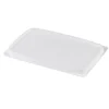 Clearance Couvercle rectangulaire non-ventilé pour plat de 12 oz (B11) - Blanc - 1000 par boîte Vaisselle