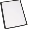 Hot Couvre-menu simple de 9 5/16" x 12 1/8" - Noir Articles De Service