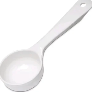 Discount Cuillère à portion de 3 oz à manche court - Blanche Ustensiles Et Outils De Cuisine