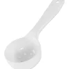 Sale Cuillère à portion perforée de 3 oz - Blanche Ustensiles Et Outils De Cuisine