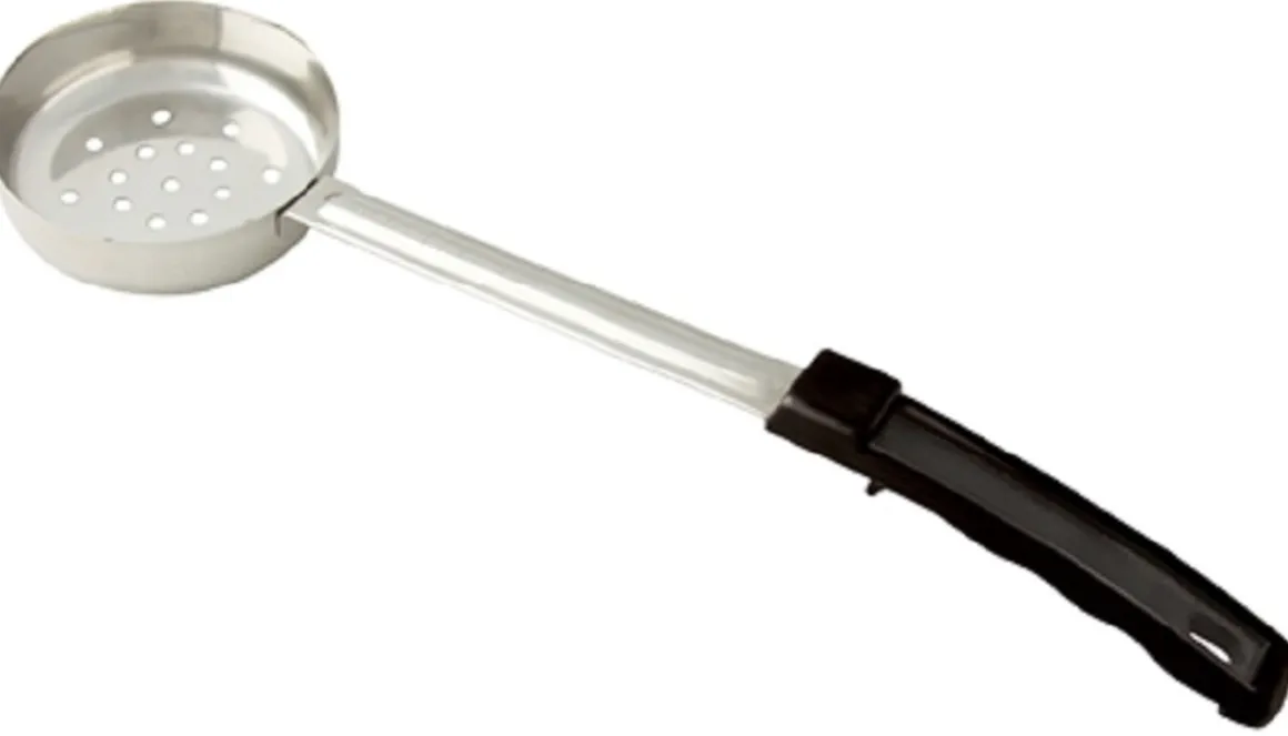 cuillre__portion_perfore__0-7.webp Discount Cuillère à portion perforée de 6 oz - Noire Ustensiles Et Outils De Cuisine