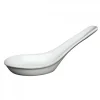 Fashion Cuillère à soupe chinoise de 5" avec trou Imperial White Coutellerie