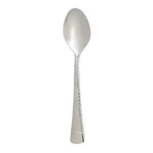 Discount Cuillère à soupe ovale de 7 7/8" en acier inoxydable 18/0 Leila - 12 par boite Coutellerie