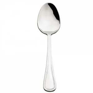 Discount Cuillère à soupe ovale de 7.5" en acier inoxydable 18/0 Contour - 12 par boîte Coutellerie
