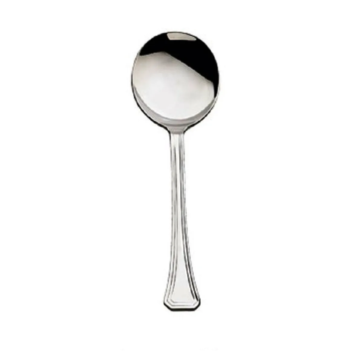 cuillre__soupe_ronde_de___0-10.webp Sale Cuillère à soupe ronde de 7.3" en acier inoxydable Oxford - 12 par boîte Coutellerie