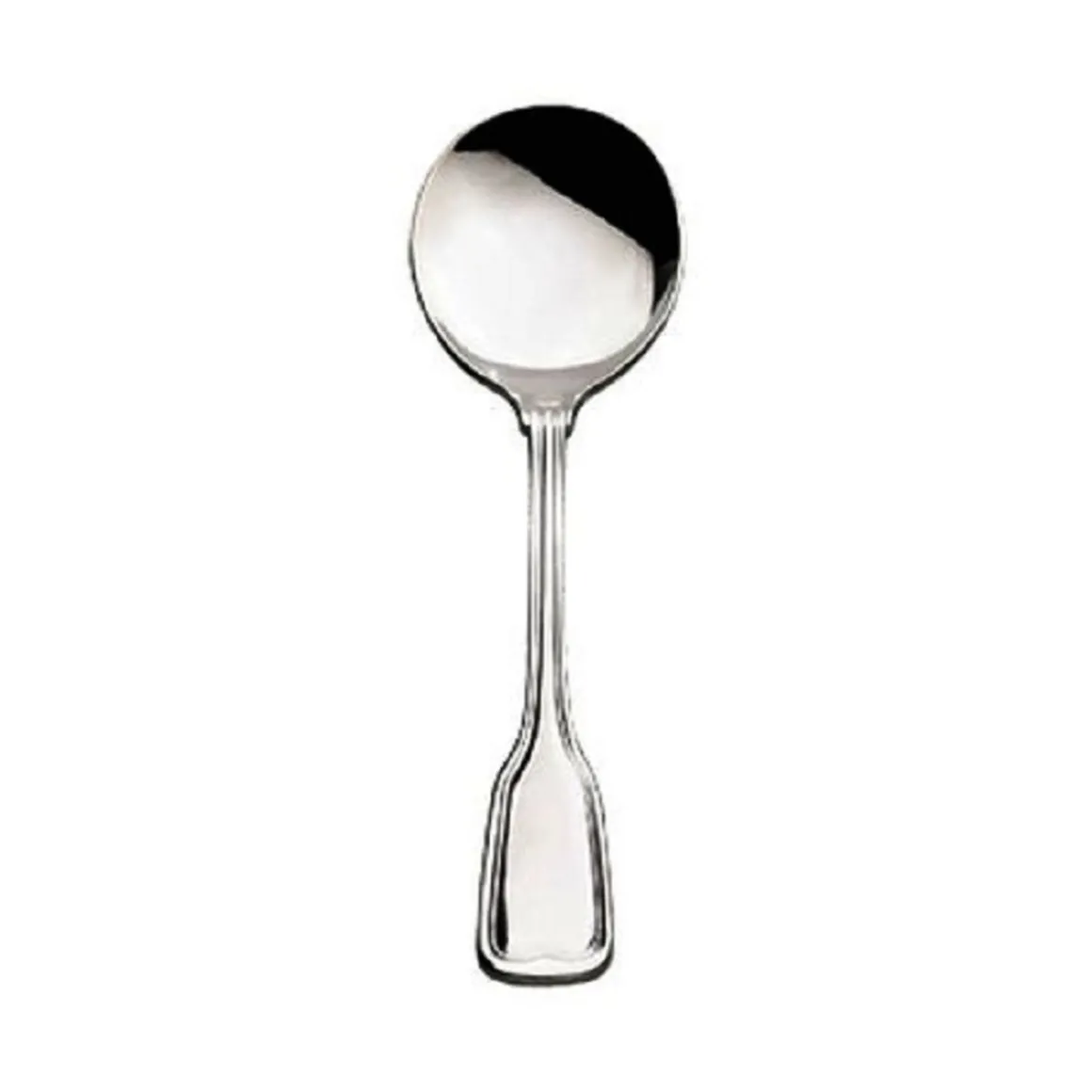 cuillre__soupe_ronde_de___0-9.webp Outlet Cuillère à soupe ronde de 7" en acier inoxydable 18/0 Lafayette - 12 par boite Coutellerie