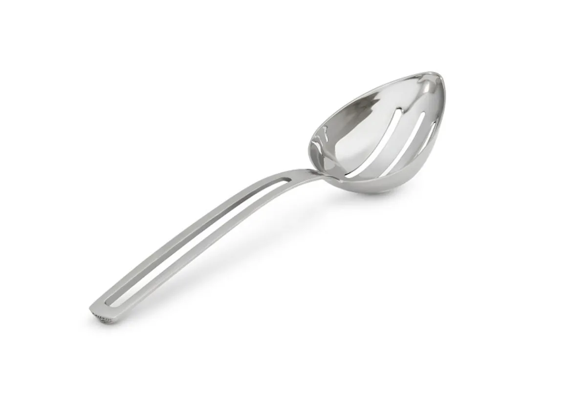 cuillre_de_service_ovale__0.webp Sale Cuillère de service ovale rainurée de 4 oz (1/2 tasse) à poignée ouverte Miramar Ustensiles Et Outils De Cuisine