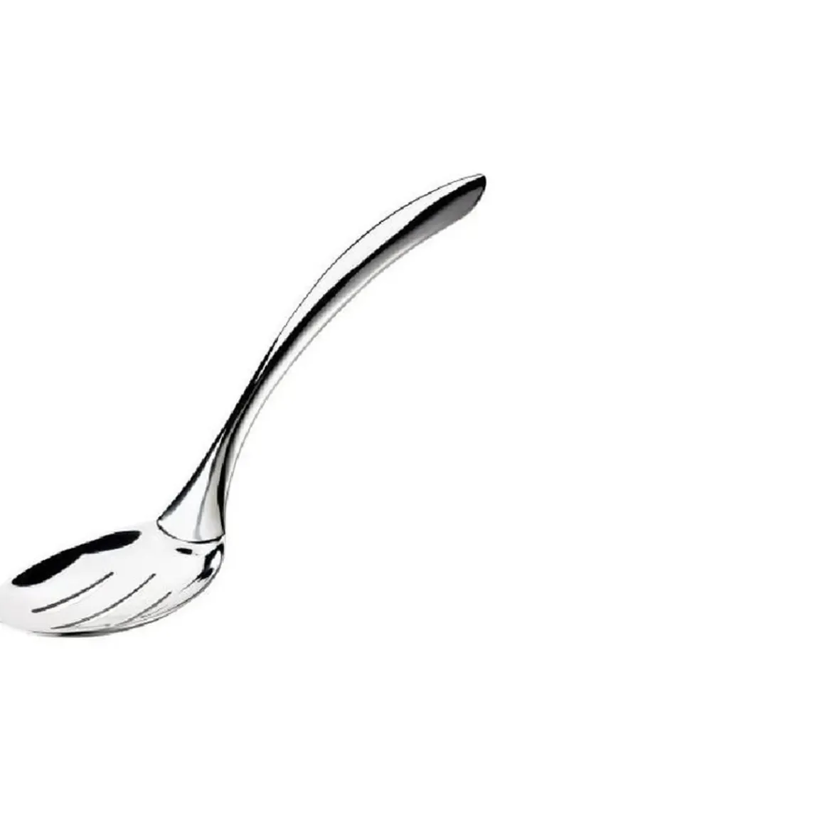cuillre_de_service_rainur_0-1.webp Online Cuillère de service rainurée de 10" en acier inoxydable Eclipse Ustensiles Et Outils De Cuisine