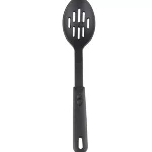 Best Cuillère de service rainurée de 12 3/8" en nylon résistant à la chaleur Ustensiles Et Outils De Cuisine