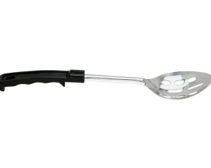 Clearance Cuillère de service rainurée de 15" avec manche en plastique Ustensiles Et Outils De Cuisine