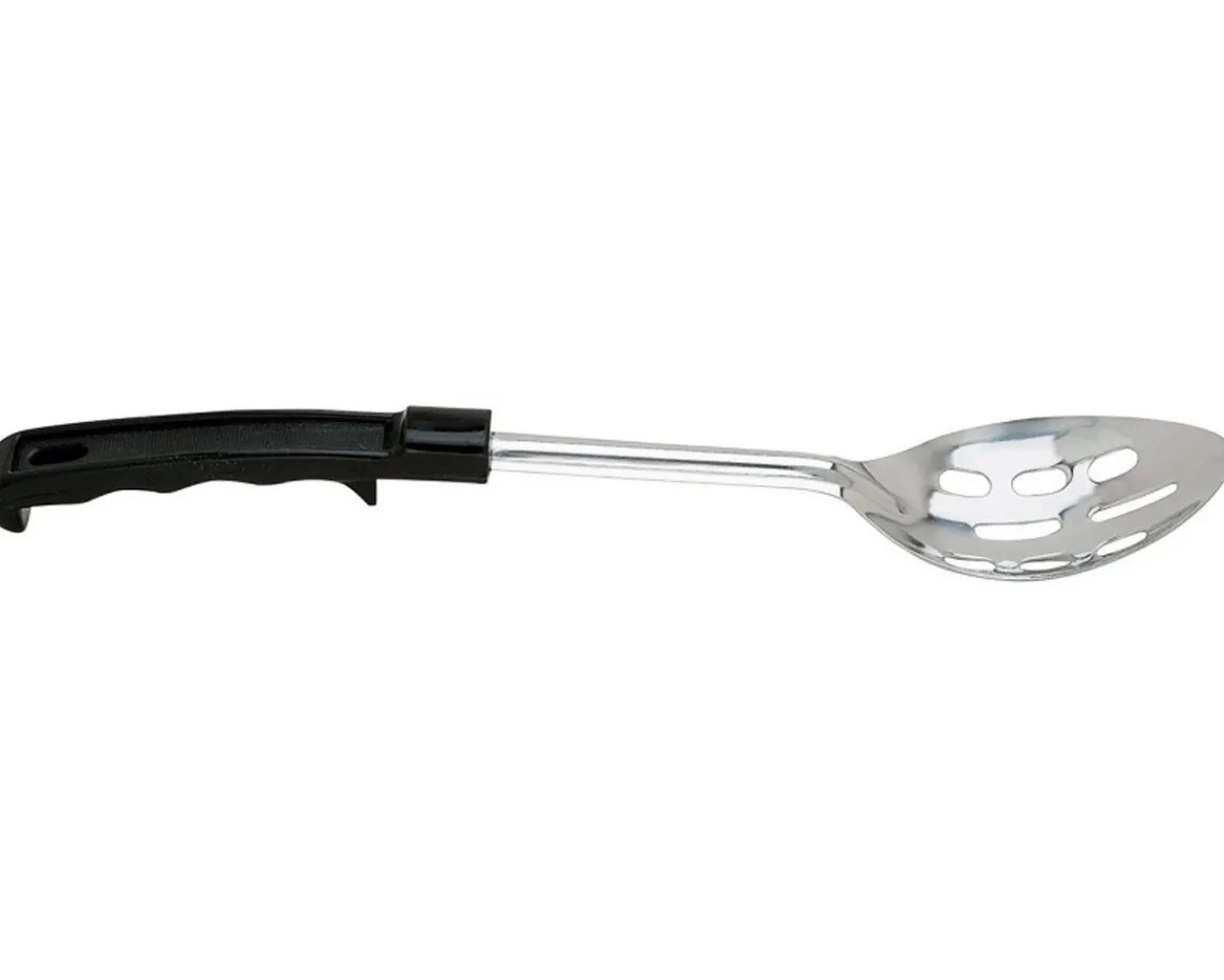 cuillre_de_service_rainur_0-5.webp Clearance Cuillère de service rainurée de 15" avec manche en plastique Ustensiles Et Outils De Cuisine