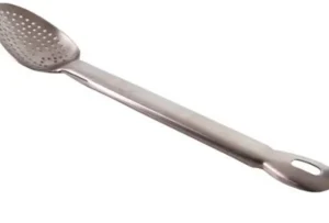 Sale Cuillère de service robuste perforée de 15" monopièce en acier inoxydable Jacob's Pride Ustensiles Et Outils De Cuisine