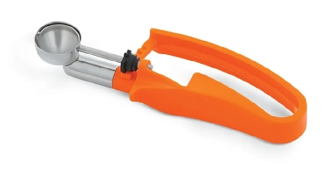 cuillre_portionneuse_de___0-24.webp Fashion Cuillère portionneuse de 0.33 oz (#100) ambidextre Jacob's Pride - Orange Ustensiles Et Outils De Cuisine