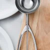 Best Cuillère portionneuse de 5.33 oz (#6) ambidextre en acier inoxydable Ustensiles Et Outils De Cuisine