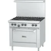 Discount Cuisinière de 36" à 6 brûleurs avec four au gaz naturel - 230 000 BTU Équipements De Cuisson