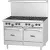 Discount Cuisinière de 48" à 6 brûleurs avec plaque à frire de 12" au gaz propane Équipements De Cuisson