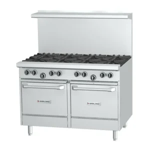 Sale Cuisinière de 48" à 8 brûleurs avec 2 fours au gaz propane Équipements De Cuisson