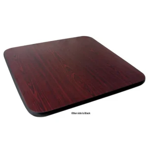 Best Dessus de table de 24" x 30" - Mahogany noir Ameublement Commercial Pour Terrasses