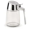 Best Distributeur à sirop de 12 oz en verre avec couvercle chrome Accessoires Et Distributeurs Pour Condiments