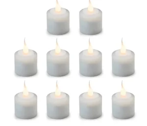 Outlet Ensemble de 10 chandelles Nexis - 1.5" x 2 1/3" Accessoires Et Décor De Table