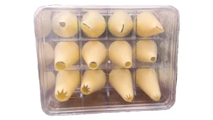 Discount Ensemble de 12 douilles à pâtisseries larges en plastique Cuisson Et Pâtisserie