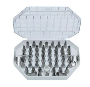 New Ensemble de 55 douilles à pâtisserie en acier inoxydable Cuisson Et Pâtisserie