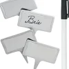 Sale Ensemble de 4 marqueurs à fromage effaçables avec crayon Accessoires Et Décor De Table