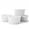 Hot Ensemble de 4 ramequins de 6 oz texturés Bia - Blanc Vaisselle De Service