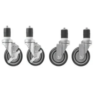 Outlet Ensemble de 4 roues de 2" avec freins pour table de travail Tables De Travail Commerciales