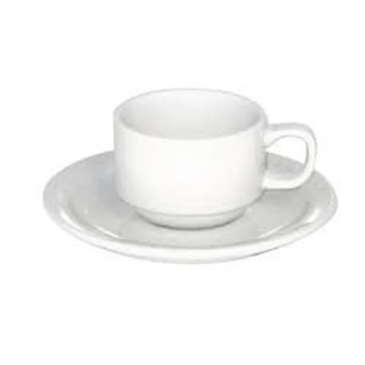 ensemble_de__tasses_et_so_0.webp Outlet Ensemble de 6 tasses et soucoupes à Cappuccino - Blanche - 6 par boite Vaisselle