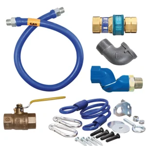 Discount Ensemble de boyau à gaz Snapfast de 1" de diamètre et 48" de long Équipements De Cuisson