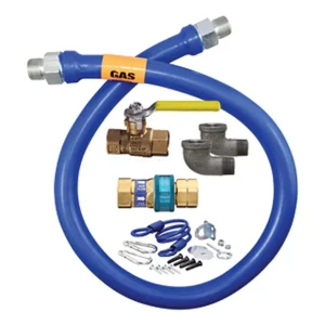 Discount Ensemble de boyau à gaz SnapFast de 1/2" de diamètre et 48" de long Équipements De Cuisson