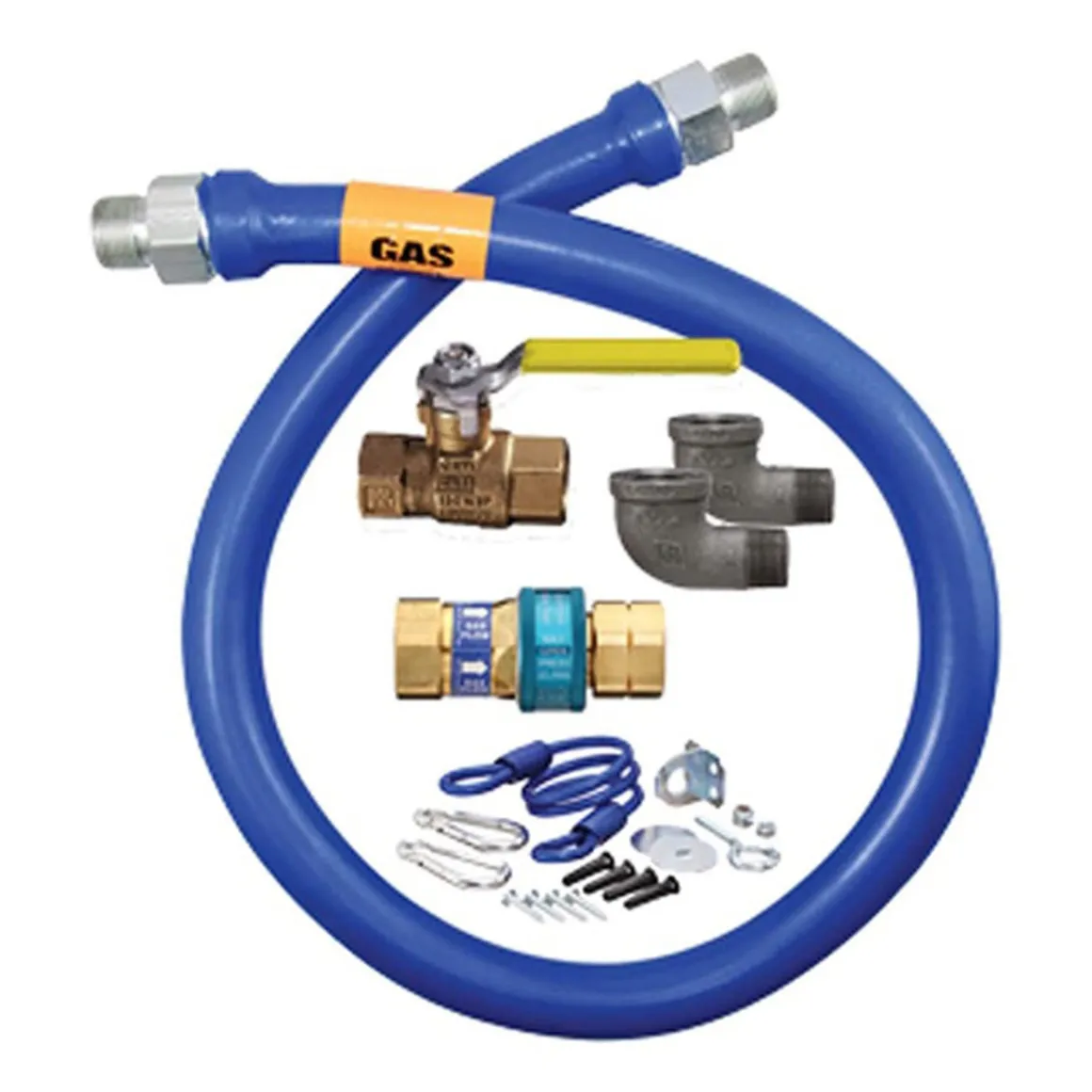 ensemble_de_boyau__gaz_sn_0.webp Discount Ensemble de boyau à gaz SnapFast de 1/2" de diamètre et 48" de long Équipements De Cuisson