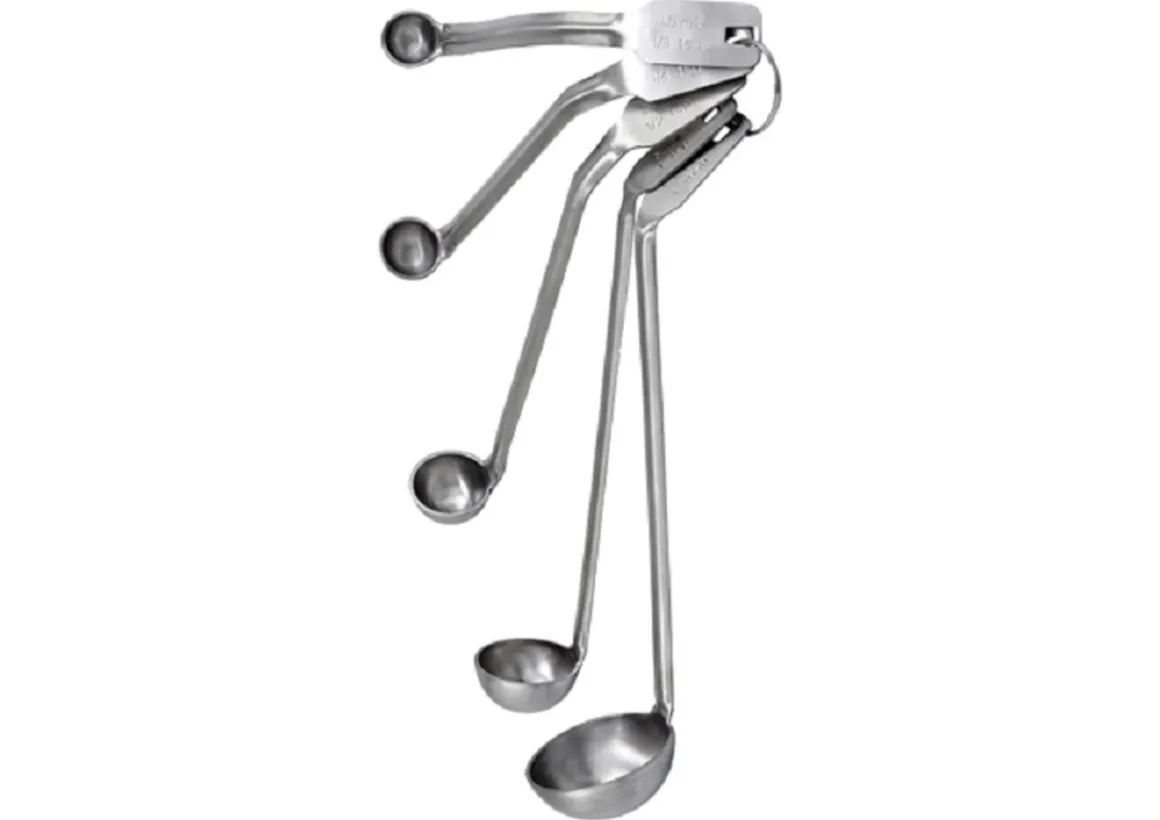 ensemble_de_mini_louche_d_0.webp Fashion Ensemble de mini louche de 1/8, 1/4, 1/2, 1 cuillère à thé et 1 cuillère à table Ustensiles Et Outils De Cuisine