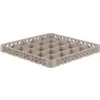 Hot Extension de 25 compartiments pour panier à lave-vaisselle 1/1 Traex - Beige Lave-vaisselles Commerciaux Et Accessoires