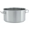 Sale Faitout de 16.1 L en acier inoxydable Intrigue Batterie De Cuisine