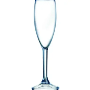 Outlet Flûte à champagne de 5 oz en plastique SAN Outdoor Perfect - 36 par boite Verrerie