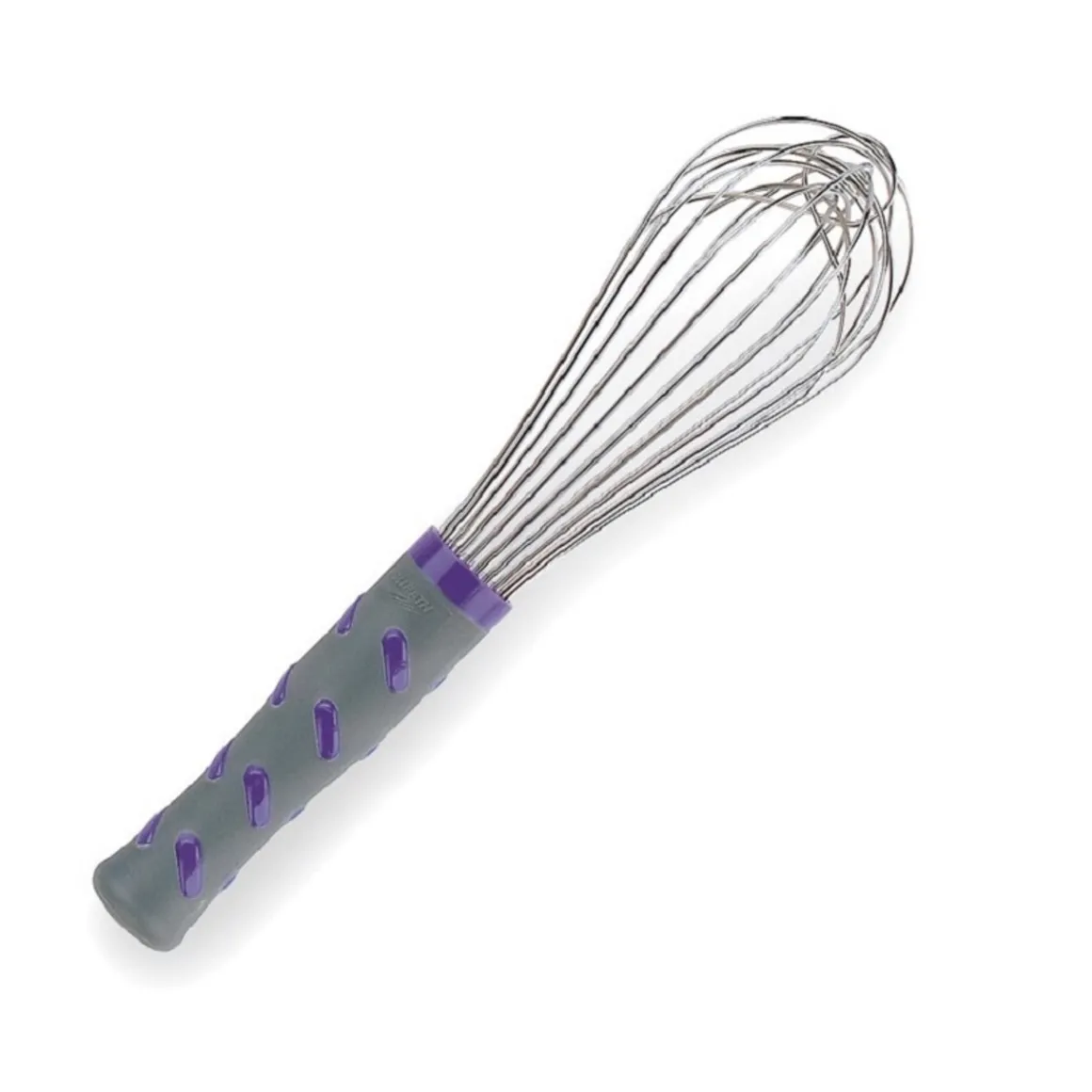 fouet_piano_de__en_acier__0-6.webp Best Fouet piano de 10" en acier inoxydable avec manche en nylon scellé NSF Jacob's Pride Ustensiles Et Outils De Cuisine