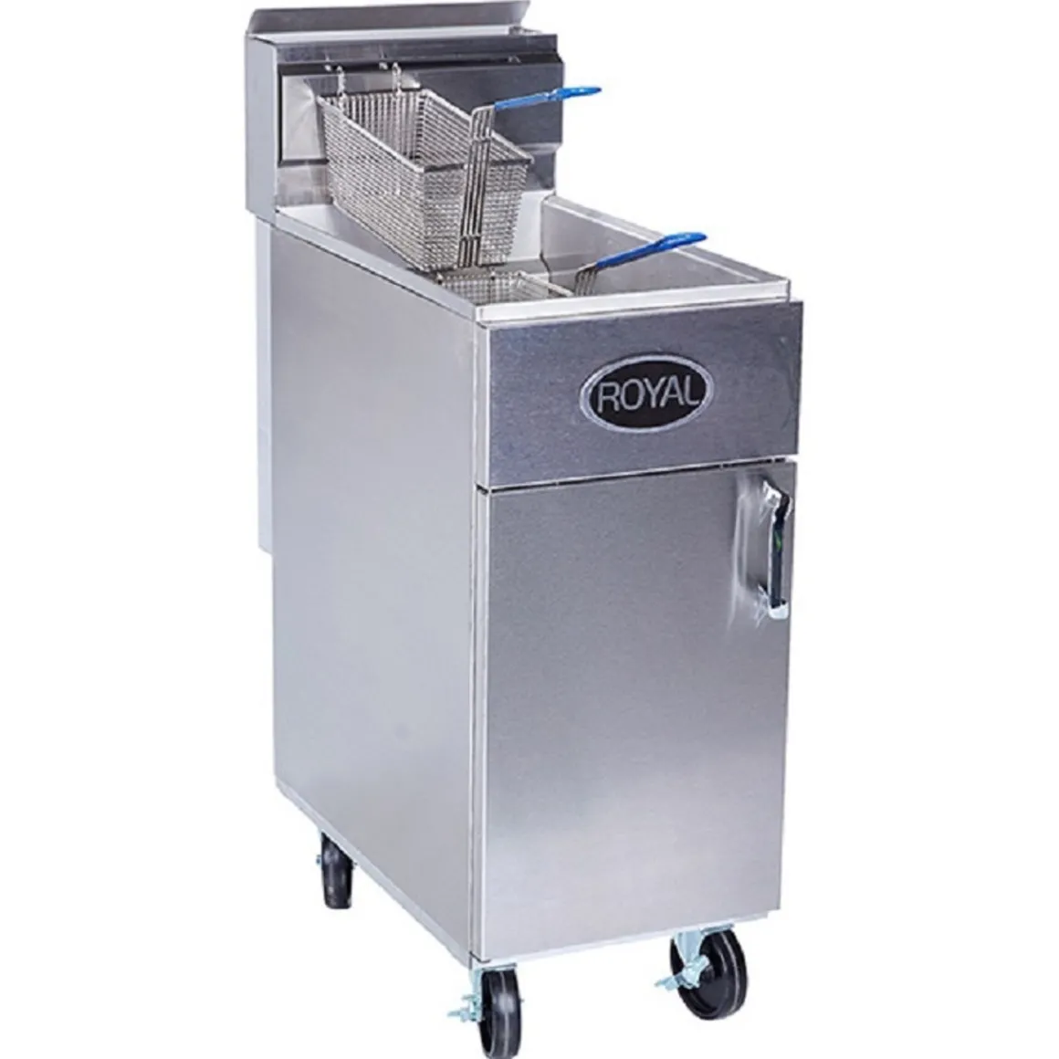 friteuse_de__lb_au_gaz_na_0.webp Hot Friteuse de 50 lb au gaz naturel - 114 000 BTU Équipements De Cuisson