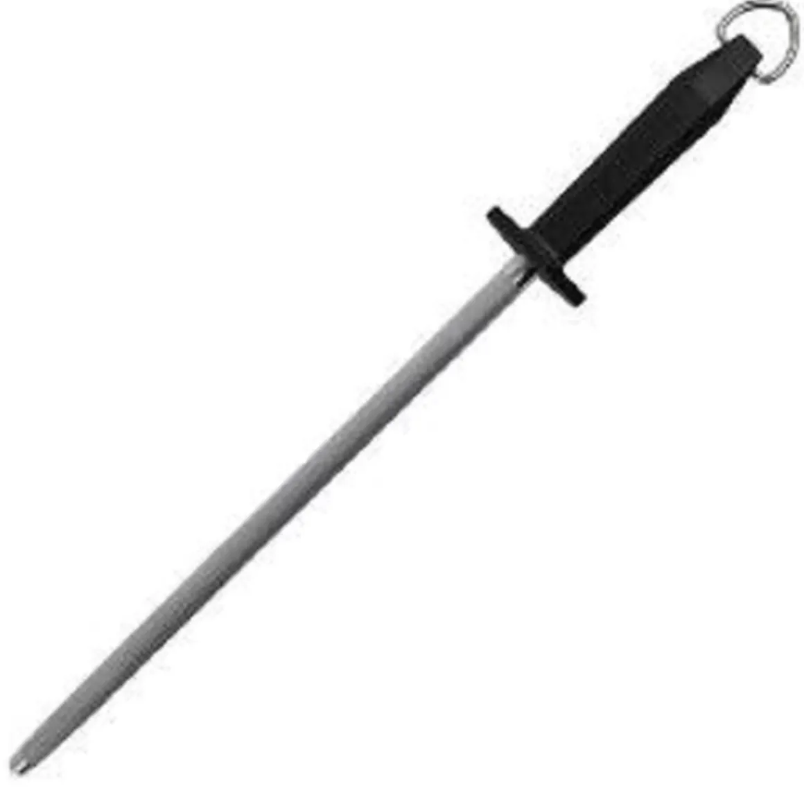 fusil__affter_de__rond__m_0.webp New Fusil à affûter de 12" rond à manche en plastique noir Couteaux