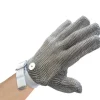 Hot Gants en cotte de maille avec sangle blanche - Taille Petit Couteaux