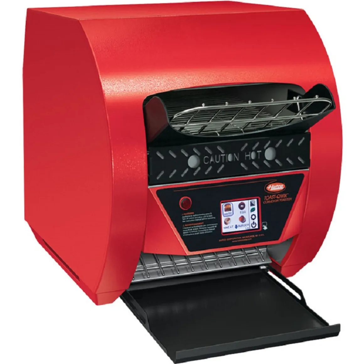 grillepain_convoyeur_digi_0-1.webp Clearance Grille-pain convoyeur digital à ouverture de 2" TQ3500WRED - Rouge - 208 Volts Équipements De Cuisson