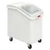 Outlet Huche à ingrédients de 30.8 gallons avec pelle de 32 oz - Blanche Rangement Des Aliments
